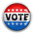 Isolated Vote button Royalty Free Stock Photo