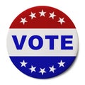 Vote Button Royalty Free Stock Photo