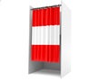 Vote cabinet with austria flag