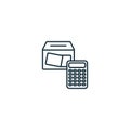 Vote counting icon. Monochrome simple sign from election collection. Vote counting icon for logo, templates, web design