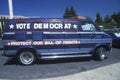 Vote Democrat - Protect our Bill of Rights sign