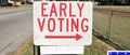 Vote Early Sign Royalty Free Stock Photo