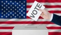 Vote election day in United States of America. Royalty Free Stock Photo