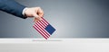 Vote election day in United States of America. Royalty Free Stock Photo