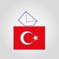 Vote, election poster, Turkey politics sign