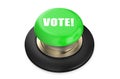 Vote Green button Royalty Free Stock Photo