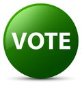 Vote green round button