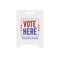 VOTE HERE. Polling place sign Royalty Free Stock Photo