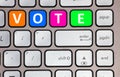 Vote on keyboard search key internet search