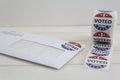 Vote by mail in US presidential election concept