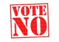 VOTE NO Royalty Free Stock Photo