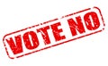 Vote no red stamp text Royalty Free Stock Photo
