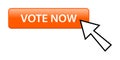 Vote now button Royalty Free Stock Photo