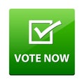 Vote now button Royalty Free Stock Photo