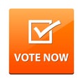Vote now button Royalty Free Stock Photo