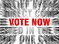 vote now Royalty Free Stock Photo