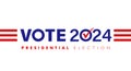 Vote 2024, Presidential Election USA concept Royalty Free Stock Photo