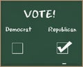 Vote Republican Royalty Free Stock Photo