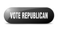 vote republican button. vote republican sign. key. push button. Royalty Free Stock Photo