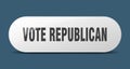 vote republican button. vote republican sign. key. push button. Royalty Free Stock Photo