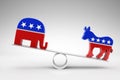 Vote republican or democrat Royalty Free Stock Photo