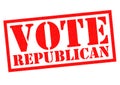 VOTE REPUBLICAN Royalty Free Stock Photo
