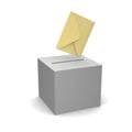 Vote or sending letter Royalty Free Stock Photo