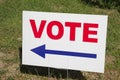 Vote Sign