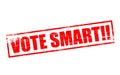 Vote smart Royalty Free Stock Photo