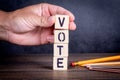Vote. Survey, referendum and marketing concept
