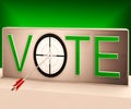 Vote Target Shows Evaluation Choice And Decision