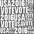 Vote USA 2016 Royalty Free Stock Photo