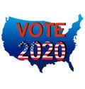 Vote 2020 USA political campaign Royalty Free Stock Photo