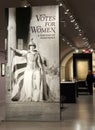 Votes For Women Exhibit At The National Portrait Gallery Royalty Free Stock Photo