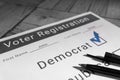 Voter Registration Form - Democrat