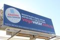 Voter registration sign 1147