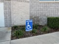 Voter sign for handicapped parking