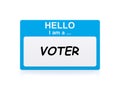 Voter sticker Royalty Free Stock Photo