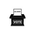 Voter Suppression icon or sign Royalty Free Stock Photo