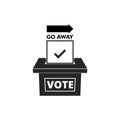 Voter Suppression icon or sign Royalty Free Stock Photo