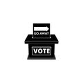 Voter Suppression icon or sign Royalty Free Stock Photo