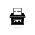 Voter suppression and vote disenfranchisement to influence Royalty Free Stock Photo