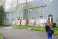 Voters vote in the first round of the 2017 French presidential election