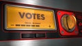 Votes on Display of Vending Machine.