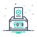 Mix icon for Votes, voting and election