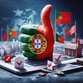 voting concept, early elections, country in political crisis, ruler, electoral Portugal, political concept, social problems