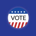 Voting concept by USA vote logo 2016