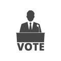 Voting concept, Vote concept icon