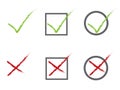 Voting icons Royalty Free Stock Photo
