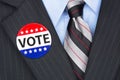 Voting politician Royalty Free Stock Photo